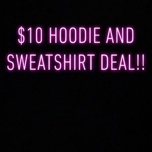 $10 HOODIES with a bundle of 3 or more